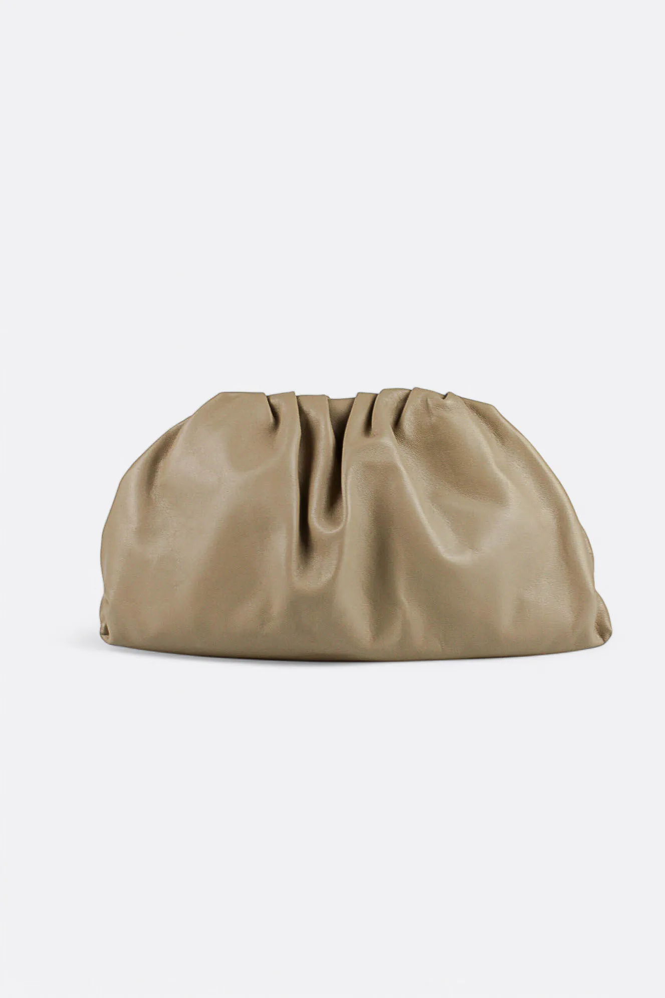 Bolso Pouch Piel – Beige Oscuro